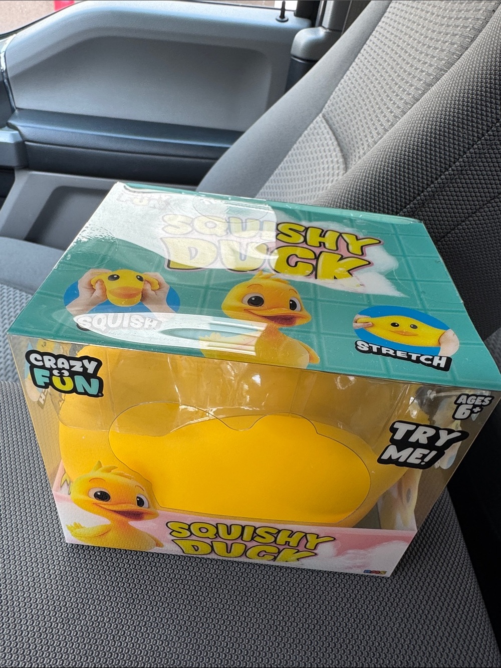 Squishy Duck - Yellow Stretch & Squeeze Toy